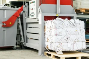 kontenery w recyklingu papieru