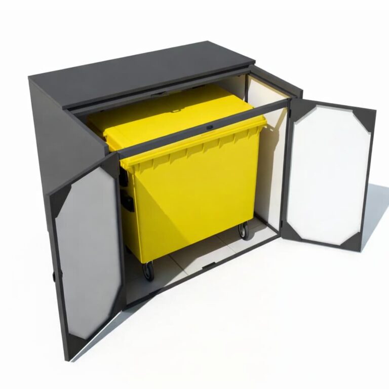 Obudowa na kontener komunalny 1100 L