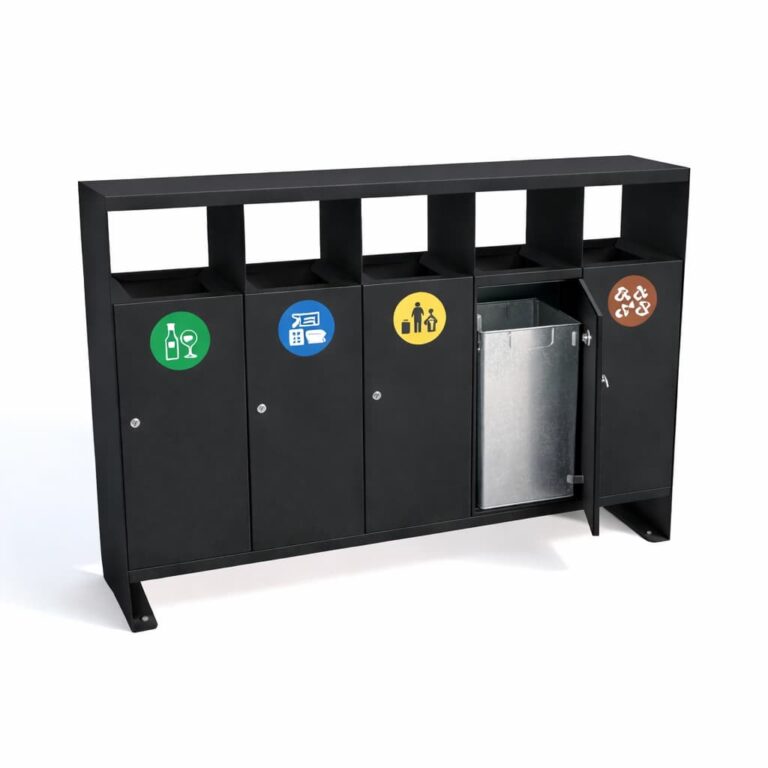 Stacja do segregacji odpadów 5×40